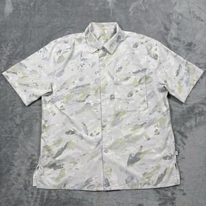 Lululemon Shirt Mens XL Multicolor Airing Easy Camp Performance Resort Summer